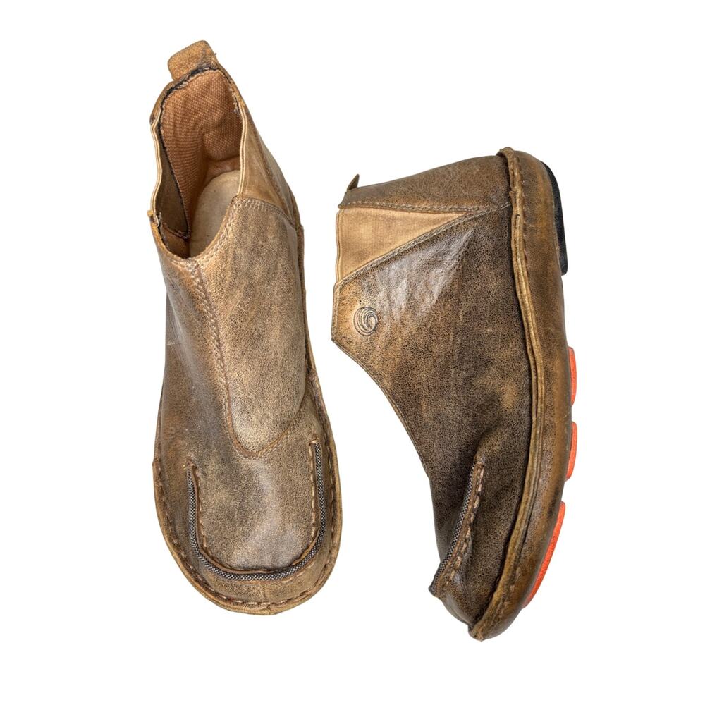 Tamarindo Seafarer Genuine Leather Slip On Bootie Earthy Boho 11.5